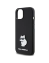 Hurtownia GSM - Etui Karl Lagerfeld KLHCP15MSMHCNPK iPhone 15 Plus fekete/sz black Szilikon Choupette Fém Gomb - KLD1796 - {ean13} - Hurt