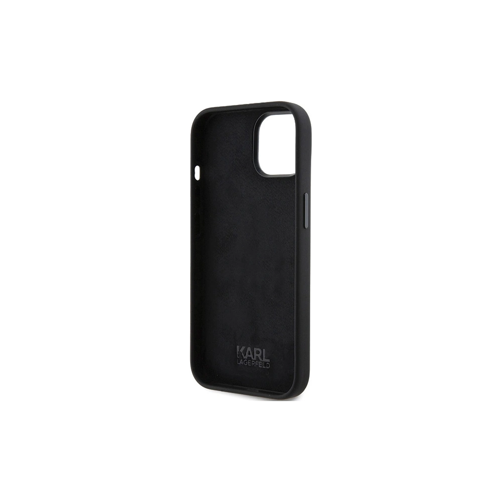 Hurtownia GSM - Etui Karl Lagerfeld KLHCP15MSMHKNPK iPhone 15 Plus fekete/szürke Szilikon Ikonik Fém Klipek - KLD1798 - {ean13} - Hurt