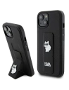 Wholesale Karl Lagerfeld KLHCP15SGSACHPK iPhone 15 czarny/black hardcase Gripstand Saffiano Choupette Pins - KLD1799 - {ean13} - Hurt