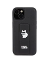 Wholesale Karl Lagerfeld KLHCP15SGSACHPK iPhone 15 czarny/black hardcase Gripstand Saffiano Choupette Pins - KLD1799 - {ean13} - Hurt