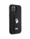 Wholesale Karl Lagerfeld KLHCP15SGSACHPK iPhone 15 czarny/black hardcase Gripstand Saffiano Choupette Pins - KLD1799 - {ean13} - Hurt