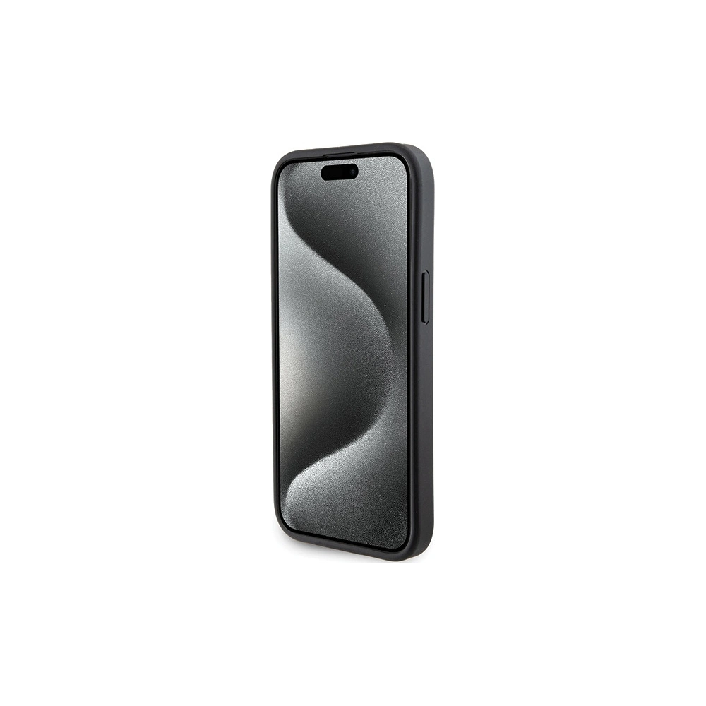 Wholesale Karl Lagerfeld KLHCP15SGSACHPK iPhone 15 czarny/black hardcase Gripstand Saffiano Choupette Pins - KLD1799 - {ean13} - Hurt