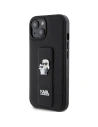 Hurtownia GSM - Etui Karl Lagerfeld KLHCP15SGSAKCPK iPhone 15 černé/black hardcase Gripstand Saffiano Etui Karl&Choupette Pins - KLD1800 - {ean13} - Hurt