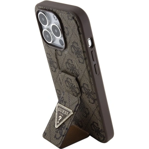 Wholesale Guess GUHCP15XPGS4TDW iPhone 15 Pro Max brązowy/brown hardcase Grip Stand 4G Triangle Strass - GUE3025 - {ean13} - Hurt
