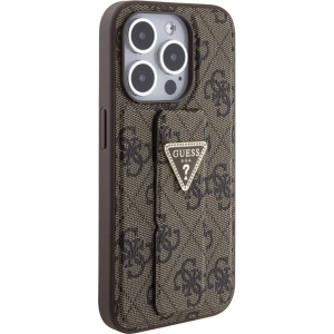 Wholesale Guess GUHCP15XPGS4TDW iPhone 15 Pro Max brązowy/brown hardcase Grip Stand 4G Triangle Strass - GUE3025 - {ean13} - Hurt