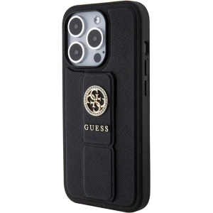 Hurtownia GSM - Case Guess GUHCP15XPGSSADK iPhone 15 Pro Max schwarz/black hardcase Grip Stand 4G Saffiano Strass - GUE3026 - {ean13} - Hurt