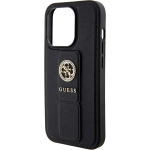 Hurtownia GSM - Etui Guess GUHCP15XPGSSADK iPhone 15 Pro Max černý/black hardcase Grip Stand 4G Saffiano Strass - GUE3026 - {ean13} - Hurt