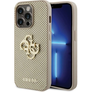 Hurtownia GSM - Etui Guess GUHCP15XPSP4LGD iPhone 15 Pro Max arany/hardcase Perforált 4G Csillámos - GUE3027 - {ean13} - Hurt