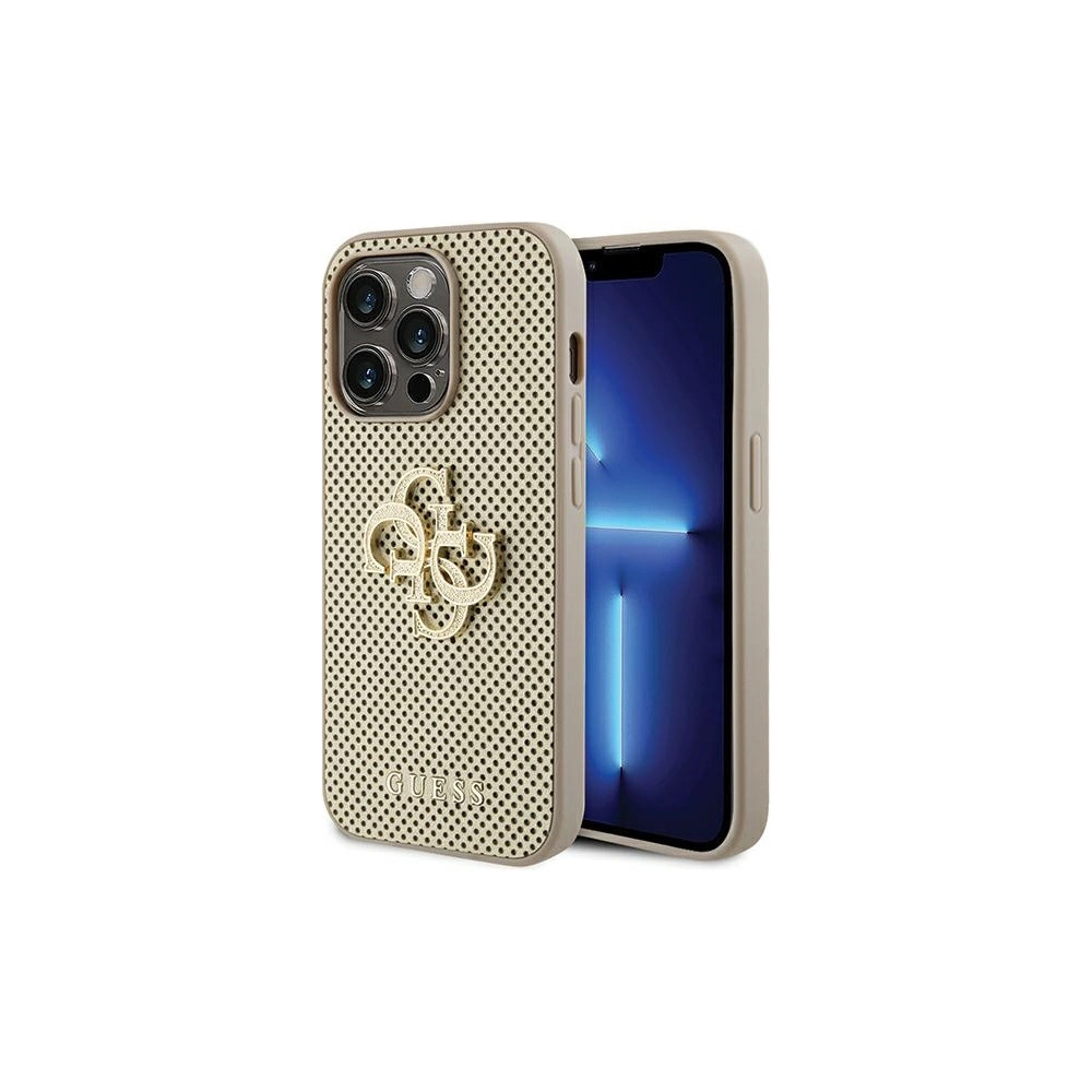 Hurtownia GSM - Etui Guess GUHCP15XPSP4LGD iPhone 15 Pro Max arany/hardcase Perforált 4G Csillámos - GUE3027 - {ean13} - Hurt