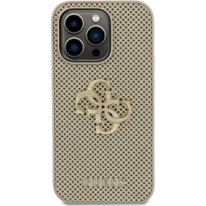Hurtownia GSM - Etui Guess GUHCP15XPSP4LGD iPhone 15 Pro Max aurie/gold hardcase Perforated 4G Glitter - GUE3027 - {ean13} - Hurt