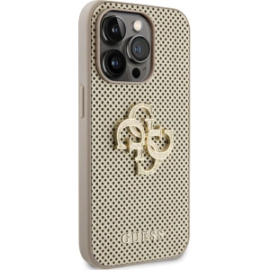Hurtownia GSM - Etui Guess GUHCP15XPSP4LGD iPhone 15 Pro Max zlatý/gold hardcase Perforated 4G Glitter - GUE3027 - {ean13} - Hurt