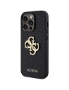 Hurtownia GSM - Case Guess GUHCP15XPSP4LGK iPhone 15 Pro Max schwarz/black hardcase Leder Perforiert 4G Glitter Logo - GUE3028 - {ean13} - Hurt