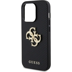 Hurtownia GSM - Etui Guess GUHCP15XPSP4LGK iPhone 15 Pro Max fekete/black hardcase bőr perforált 4G csillogó logó - GUE3028 - {ean13} - Hurt