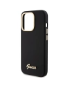 Hurtownia GSM - Case Guess GUHCP15XSMBSLK iPhone 15 Pro Max schwarz/hardcase Silikon Script Metall Logo & Rahmen - GUE3029 - {ean13} - Hurt