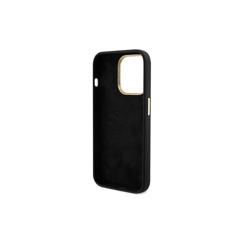 Hurtownia GSM - Etui Guess GUHCP15XSMBSLK iPhone 15 Pro Max negru/black hardcase Silicone Script Metal Logo & Frame - GUE3029 - {ean13} - Hurt