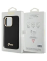 Hurtownia GSM - Case Guess GUHCP15XSMBSLK iPhone 15 Pro Max schwarz/hardcase Silikon Script Metall Logo & Rahmen - GUE3029 - {ean13} - Hurt