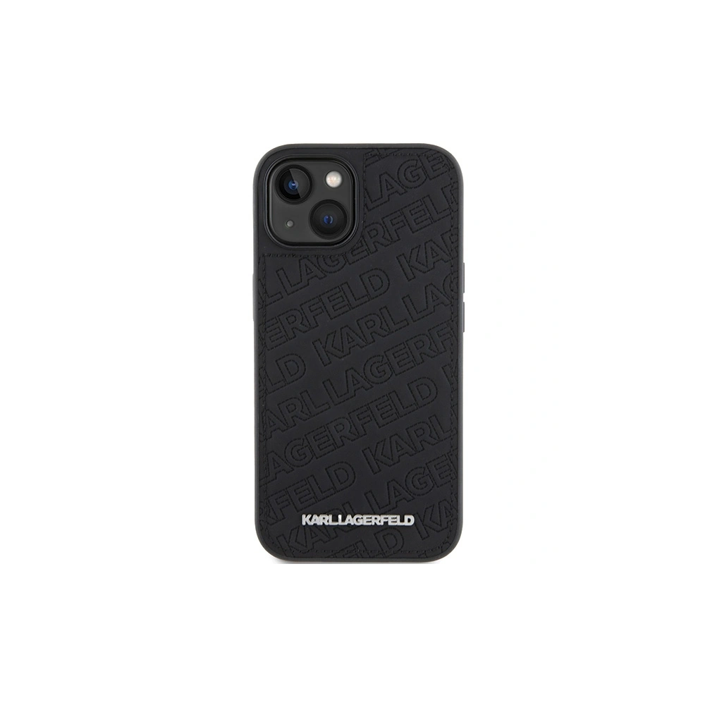 Hurtownia GSM - Case Karl Lagerfeld KLHCP15SPQKPMK iPhone 15 schwarz/black hardcase Quilted K Pattern - KLD1801 - {ean13} - Hurt