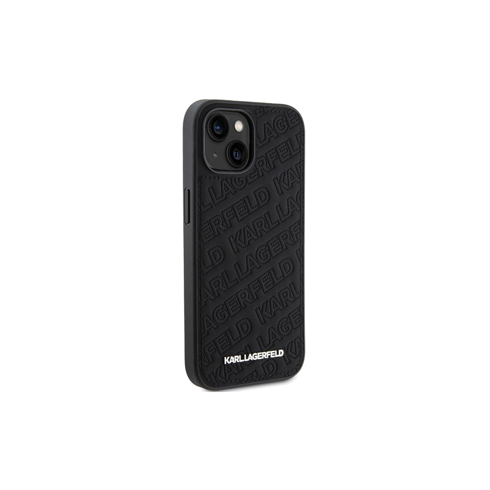 Hurtownia GSM - Case Karl Lagerfeld KLHCP15SPQKPMK iPhone 15 schwarz/black hardcase Quilted K Pattern - KLD1801 - {ean13} - Hurt