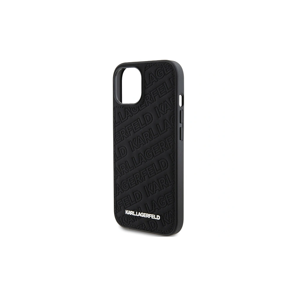 Hurtownia GSM - Case Karl Lagerfeld KLHCP15SPQKPMK iPhone 15 schwarz/black hardcase Quilted K Pattern - KLD1801 - {ean13} - Hurt
