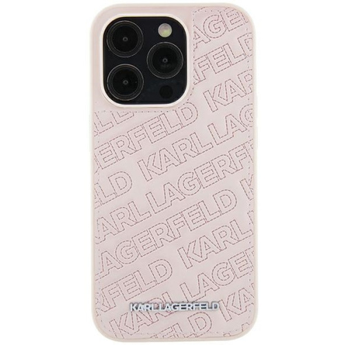 Karl Lagerfeld Distributor - 3666339165154 - KLD1802 - Karl Lagerfeld KLHCP15SPQKPMP iPhone 15 różowy/pink hardcase Quilted K Pattern - B2B homescreen