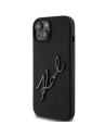 Etui Karl Lagerfeld KLHCP15SSKSBMCK iPhone 15 fekete/black kemény tok Szilikon Etui Karl Script