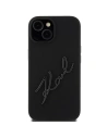 Etui Karl Lagerfeld KLHCP15SSKSBMCK iPhone 15 fekete/black kemény tok Szilikon Etui Karl Script
