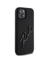 Etui Karl Lagerfeld KLHCP15SSKSBMCK iPhone 15 fekete/black kemény tok Szilikon Etui Karl Script