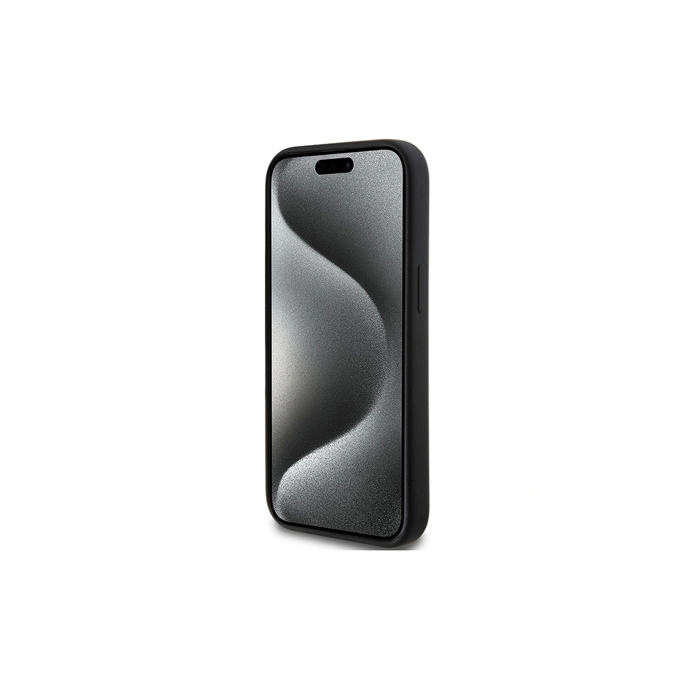 Etui Karl Lagerfeld KLHCP15SSKSBMCK iPhone 15 fekete/black kemény tok Szilikon Etui Karl Script