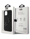 Etui Karl Lagerfeld KLHCP15SSKSBMCK iPhone 15 fekete/black kemény tok Szilikon Etui Karl Script