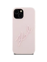 Etui Karl Lagerfeld KLHCP15SSKSBMCP iPhone 15 rózsaszín/pink keményház Szilikon Etui Karl Script