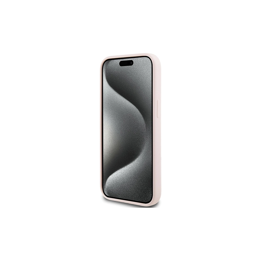 Etui Karl Lagerfeld KLHCP15SSKSBMCP iPhone 15 rózsaszín/pink keményház Szilikon Etui Karl Script