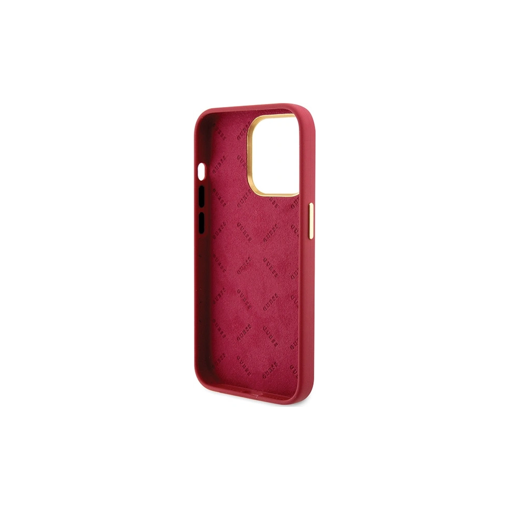Hurtownia GSM - Etui Guess GUHCP15XSMBSLM Apple iPhone 15 Pro Max hardcase silikonový s kovovým logem a rámem magenta - GUE3033 - {ean13} - Hurt