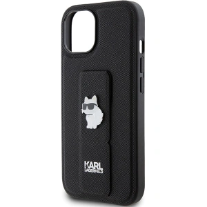Hurtownia GSM - Etui Karl Lagerfeld KLHCP15MGSACHPK Apple iPhone 15 Plus / 14 Plus hardcase Gripstand Saffiano Choupette Pins černý/black - KLD1808 - {ean13} - Hurt
