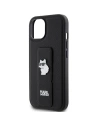 Hurtownia GSM - Case Karl Lagerfeld KLHCP15MGSACHPK Apple iPhone 15 Plus / 14 Plus Hardcase Gripstand Saffiano Choupette Pins schwarz/black - KLD1808 - {ean13} - Hurt