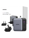 UGREEN Nexode CD296 Netzladegerät EU/US/UK-Stecker, USB-A, 2xUSB-C, 65W