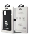 Etui Karl Lagerfeld KLHCP15SSMHKNPK Apple iPhone 15 Silicone Ikonik Metal Pin czarny/black