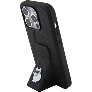 Hurtownia GSM - Etui Karl Lagerfeld KLHCP15XGSACHPK Apple iPhone 15 Pro Max hardcase Gripstand Saffiano Choupette Pins černý/black - KLD1813 - {ean13} - Hurt