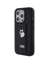 Hurtownia GSM - Etui Karl Lagerfeld KLHCP15XGSACHPK Apple iPhone 15 Pro Max hardcase Gripstand Saffiano Choupette Pins černý/black - KLD1813 - {ean13} - Hurt