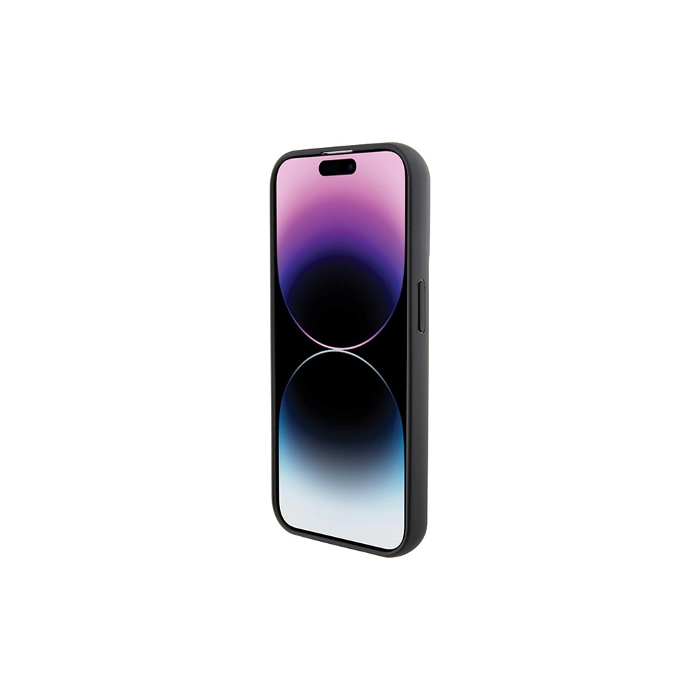 Hurtownia GSM - Etui Karl Lagerfeld KLHCP15XGSACHPK Apple iPhone 15 Pro Max hardcase Gripstand Saffiano Choupette Pins czarny/black - KLD1813 - {ean13} - Hurt