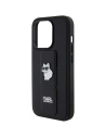 Hurtownia GSM - Etui Karl Lagerfeld KLHCP15XGSACHPK Apple iPhone 15 Pro Max hardcase Gripstand Saffiano Choupette Pins černý/black - KLD1813 - {ean13} - Hurt