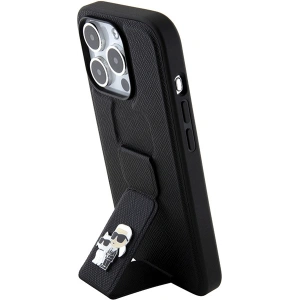 Hurtownia GSM - Etui Karl Lagerfeld KLHCP15XGSAKCPK Apple iPhone 15 Pro Max hardcase Gripstand Saffiano Karl&Choupette Pins černý/black - KLD1814 - {ean13} - Hurt