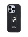 Hurtownia GSM - Case Karl Lagerfeld KLHCP15XGSAKCPK Apple iPhone 15 Pro Max Hardcase Gripstand Saffiano Karl&Choupette Pins schwarz/black - KLD1814 - {ean13} - Hurt