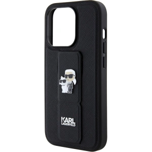 Hurtownia GSM - Case Karl Lagerfeld KLHCP15XGSAKCPK Apple iPhone 15 Pro Max Hardcase Gripstand Saffiano Karl&Choupette Pins schwarz/black - KLD1814 - {ean13} - Hurt