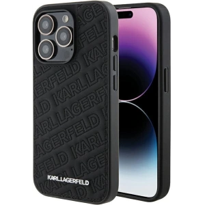 Hurtownia GSM - Case Karl Lagerfeld KLHCP15XPQKPMK Apple iPhone 15 Pro Max Hardcase Quilted K Pattern schwarz/black - KLD1815 - {ean13} - Hurt