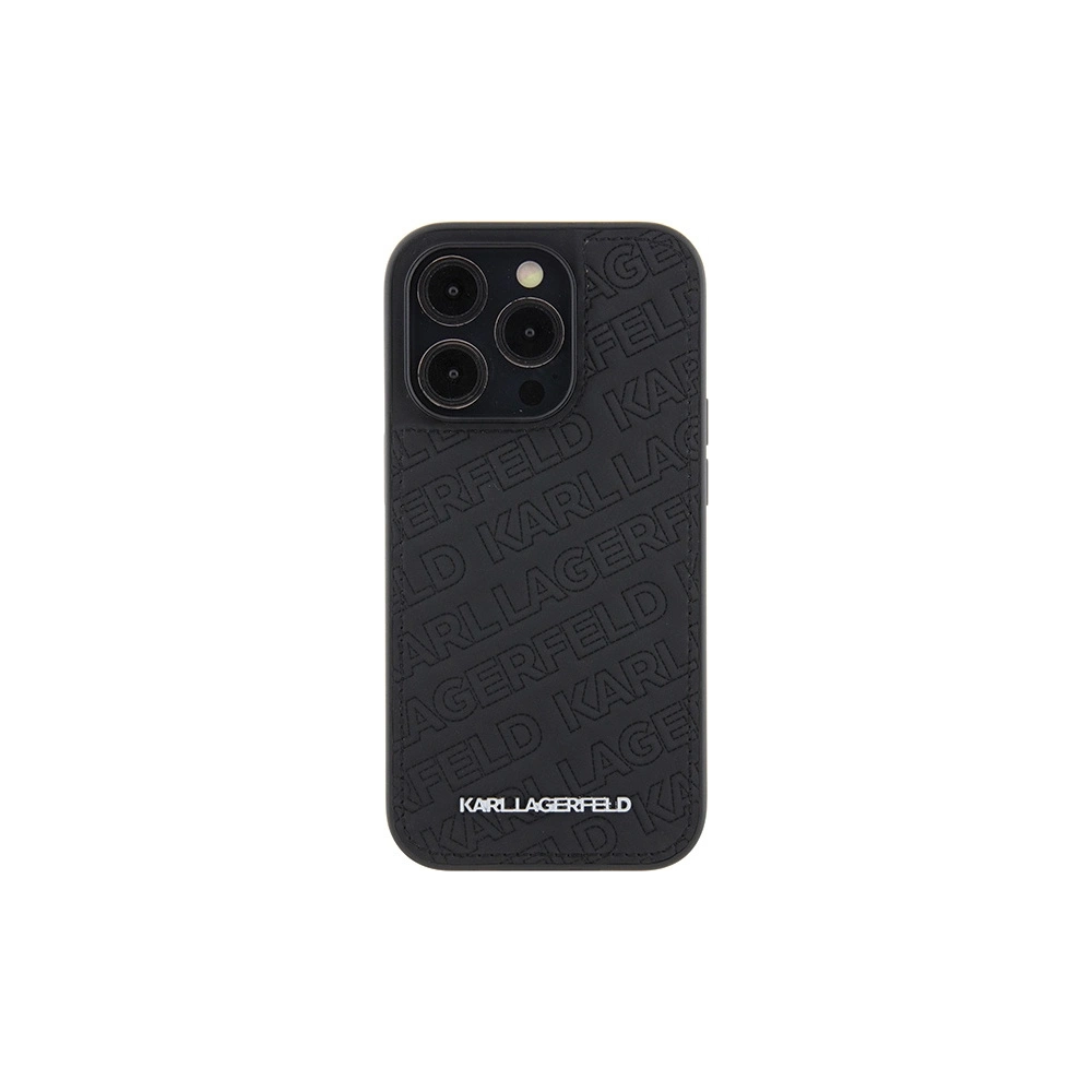 Wholesale Karl Lagerfeld KLHCP15XPQKPMK Apple iPhone 15 Pro Max hardcase Quilted K Pattern black - KLD1815 - {ean13} - Hurt