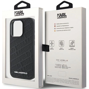 Wholesale Karl Lagerfeld KLHCP15XPQKPMK Apple iPhone 15 Pro Max hardcase Quilted K Pattern black - KLD1815 - {ean13} - Hurt