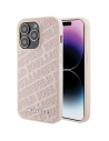 Karl Lagerfeld KLHCP15XPQKPMP Apple iPhone 15 Pro Max hardcase Quilted K Pattern pink