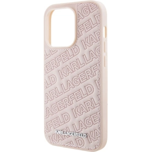 Wholesale Karl Lagerfeld KLHCP15XPQKPMP Apple iPhone 15 Pro Max hardcase Quilted K Pattern pink - KLD1816 - {ean13} - Hurt