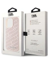 Wholesale Karl Lagerfeld KLHCP15XPQKPMP Apple iPhone 15 Pro Max hardcase Quilted K Pattern pink - KLD1816 - {ean13} - Hurt