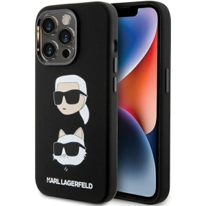 Hurtownia GSM - Etui Karl Lagerfeld KLHCP15XSDHKCNK Apple iPhone 15 Pro Max Silicone Karl&Choupette Head czarny/black - KLD1817 - {ean13} - Hurt